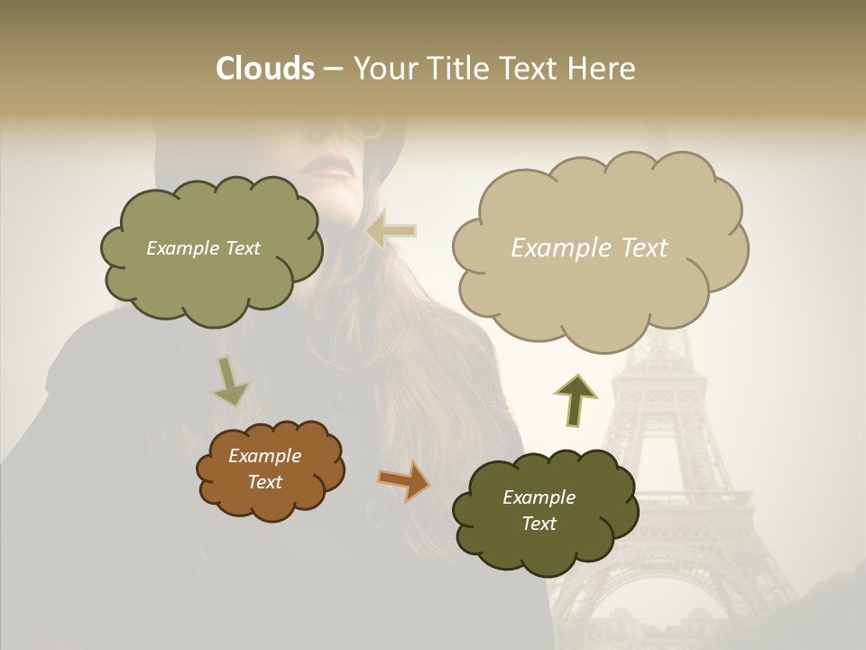 Female Travel Attractive PowerPoint Template