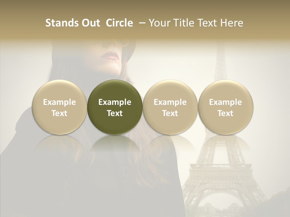 Female Travel Attractive PowerPoint Template