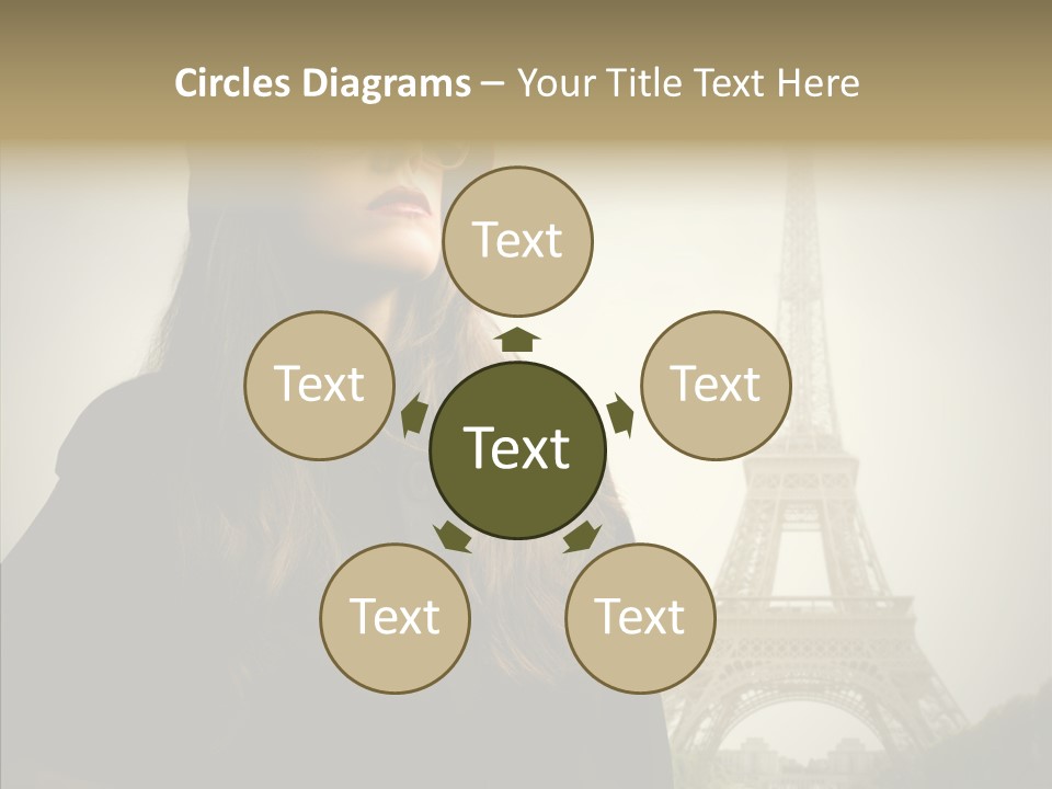 Female Travel Attractive PowerPoint Template