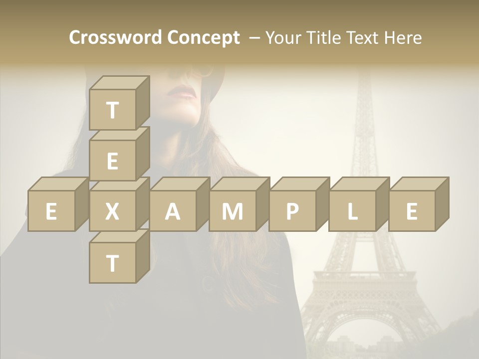 Female Travel Attractive PowerPoint Template