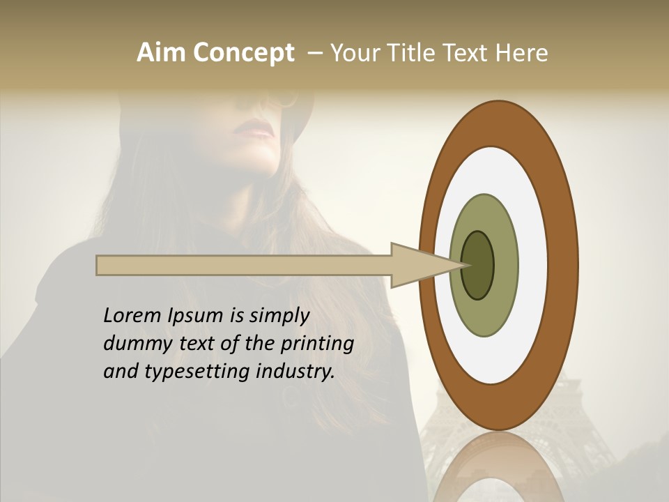 Female Travel Attractive PowerPoint Template