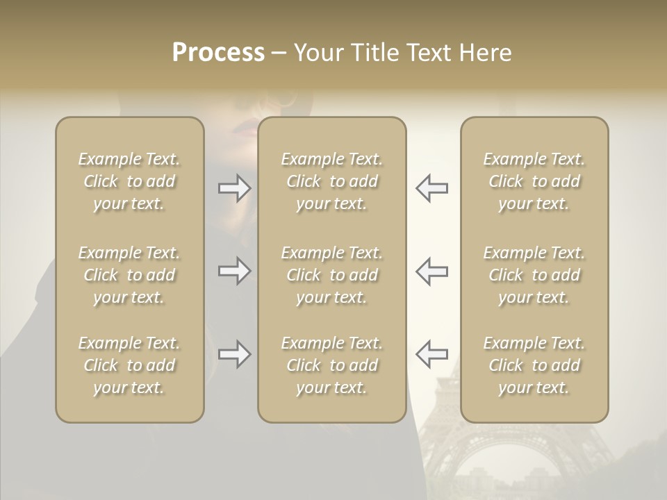 Female Travel Attractive PowerPoint Template