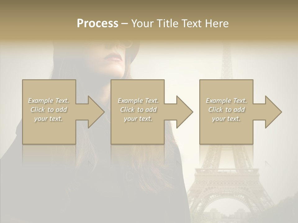 Female Travel Attractive PowerPoint Template