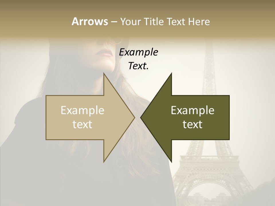 Female Travel Attractive PowerPoint Template