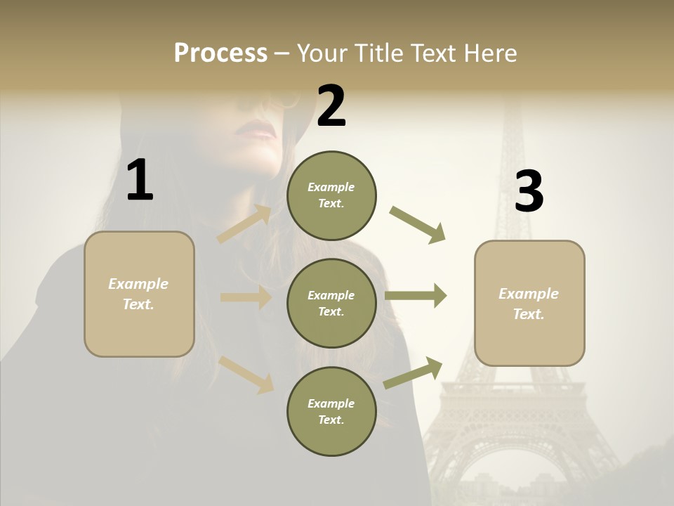 Female Travel Attractive PowerPoint Template