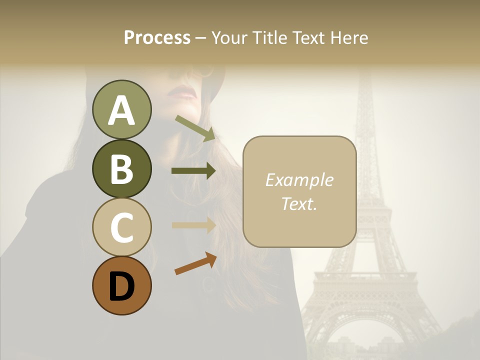 Female Travel Attractive PowerPoint Template