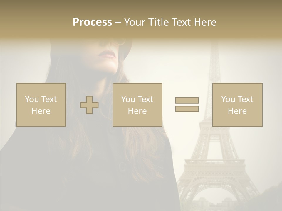Female Travel Attractive PowerPoint Template