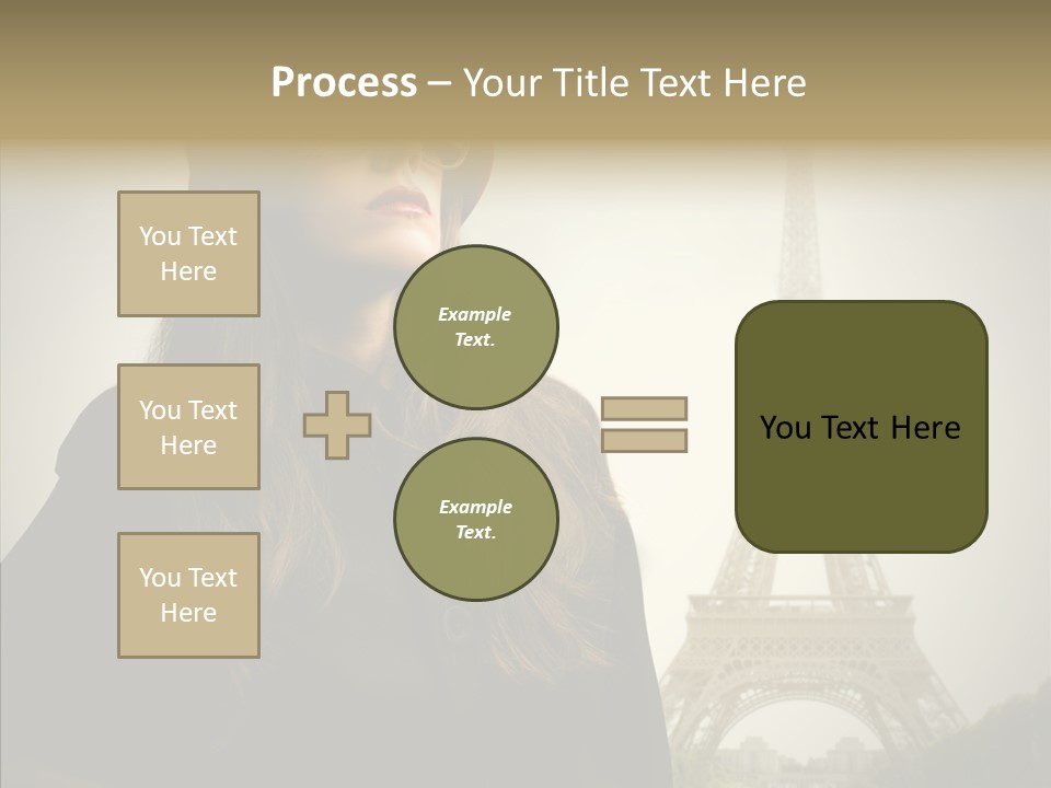 Female Travel Attractive PowerPoint Template