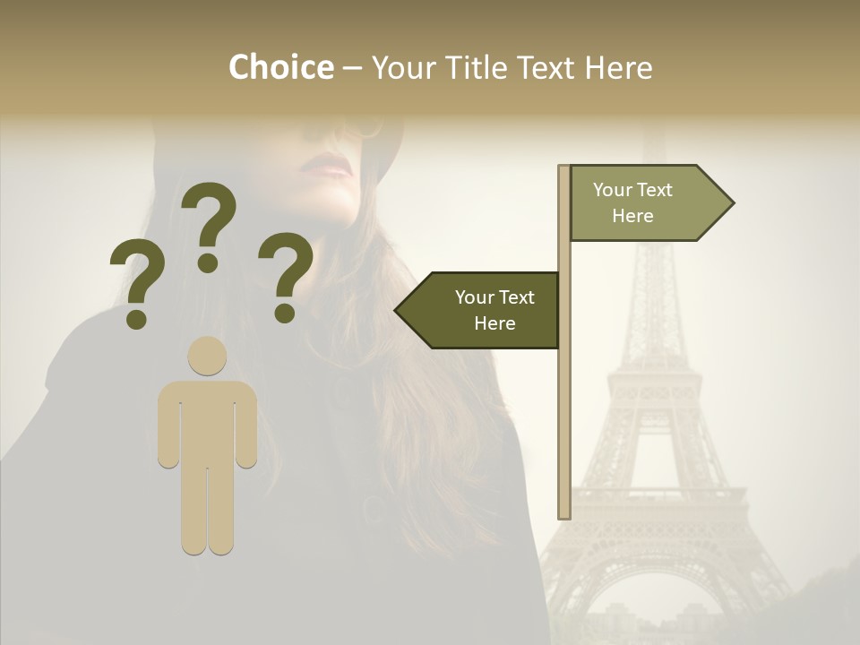 Female Travel Attractive PowerPoint Template