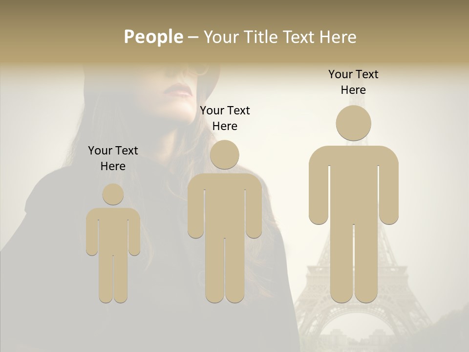 Female Travel Attractive PowerPoint Template