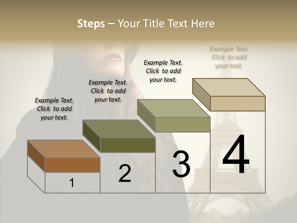 Female Travel Attractive PowerPoint Template