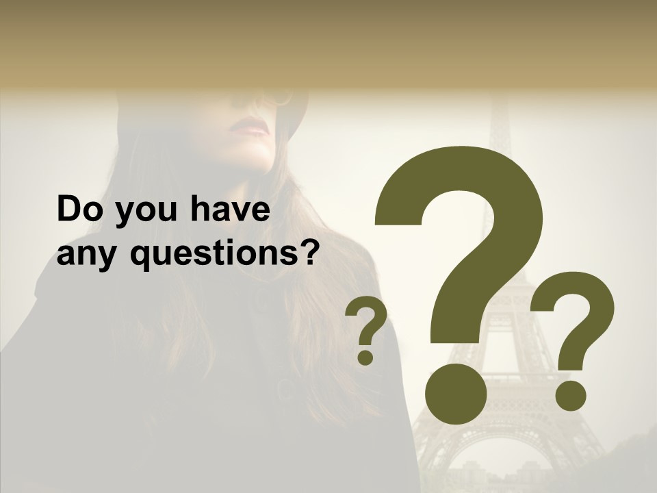 Female Travel Attractive PowerPoint Template