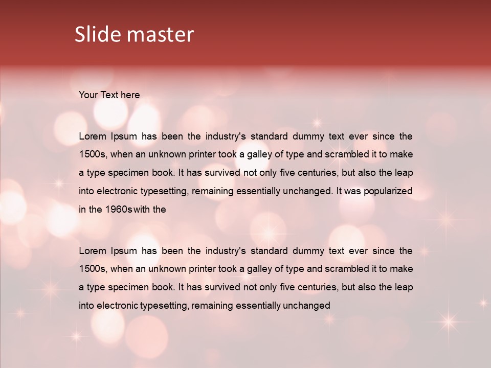 Party Festive Brilliant PowerPoint Template