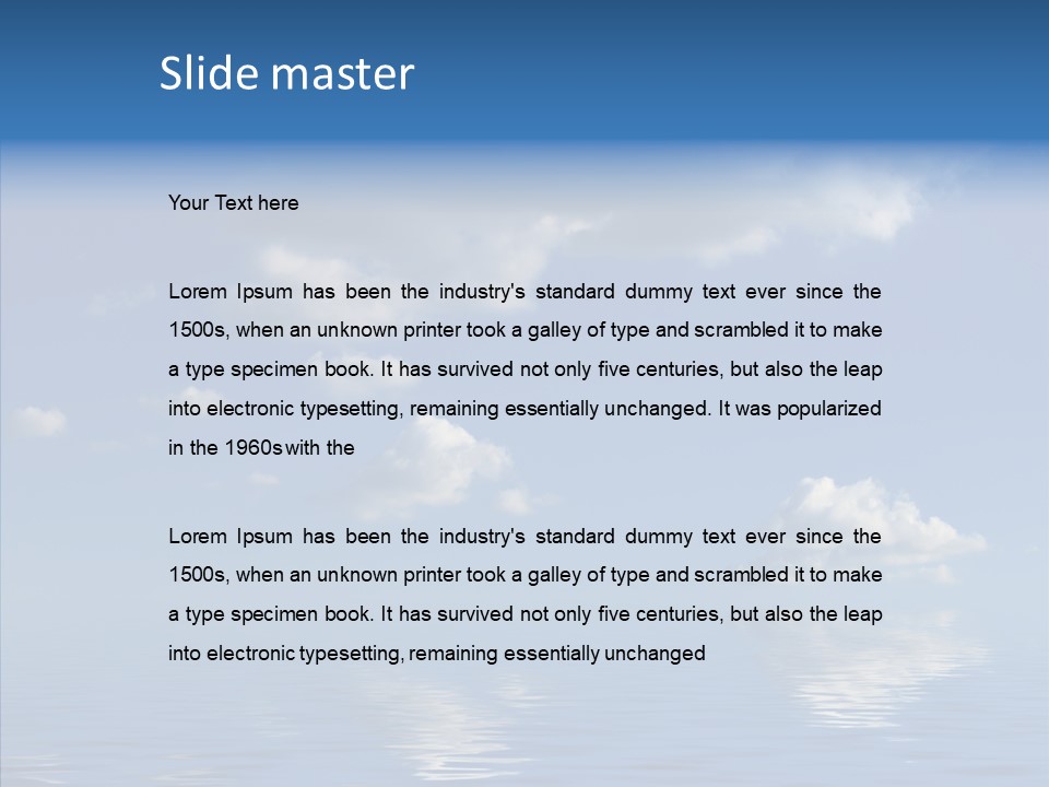 Landscape Storm Scenics PowerPoint Template
