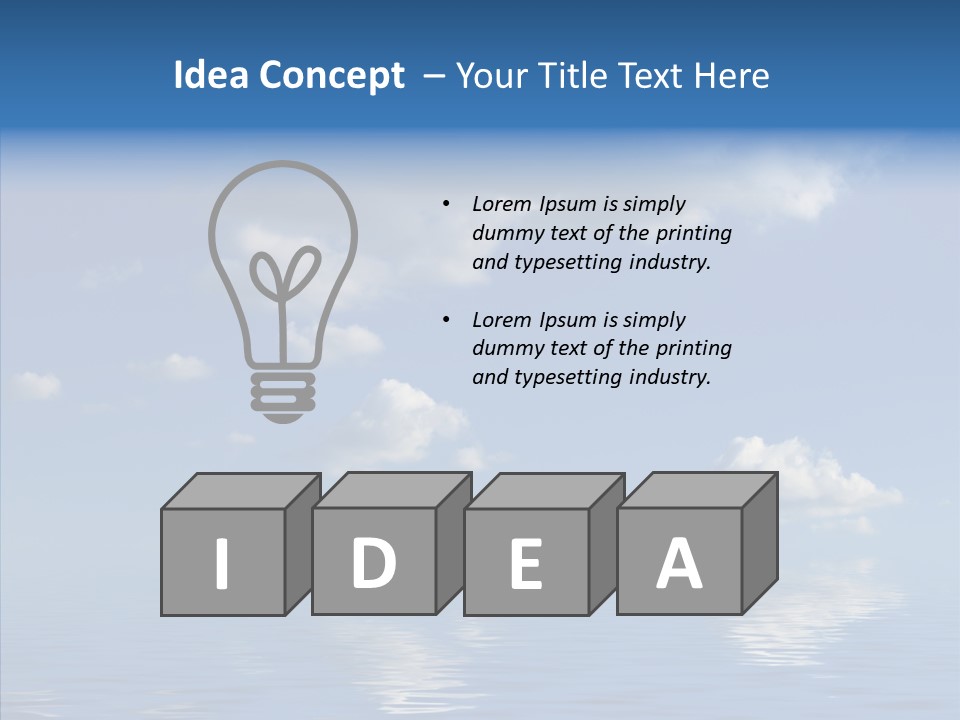 Landscape Storm Scenics PowerPoint Template