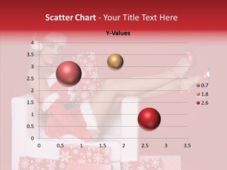 A Woman In A Santa Claus Outfit Sitting On A Chair PowerPoint Template