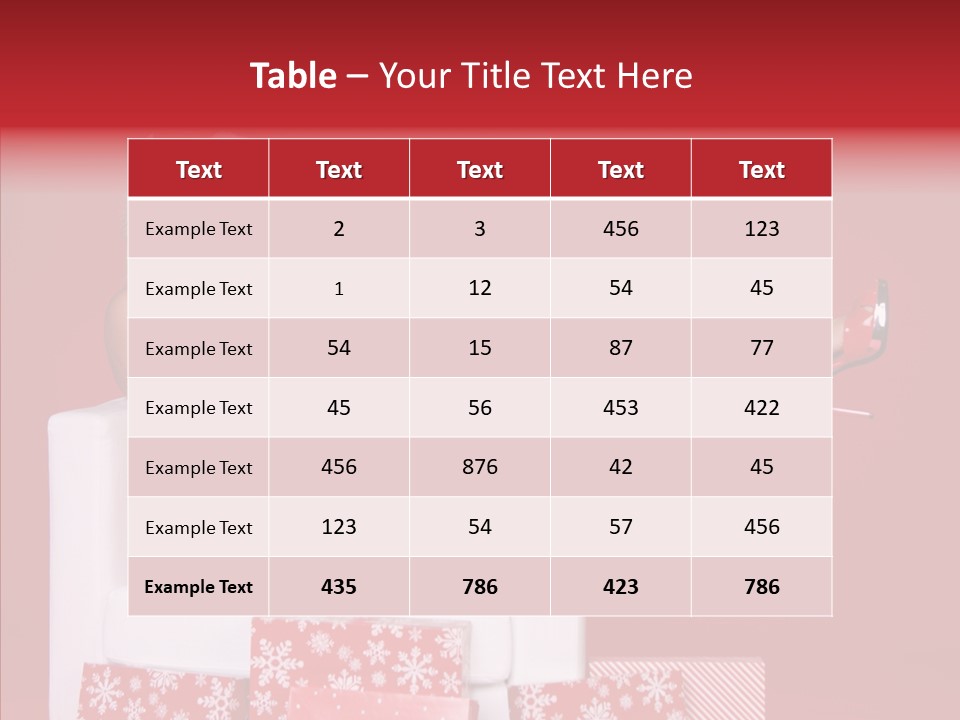 A Woman In A Santa Claus Outfit Sitting On A Chair PowerPoint Template