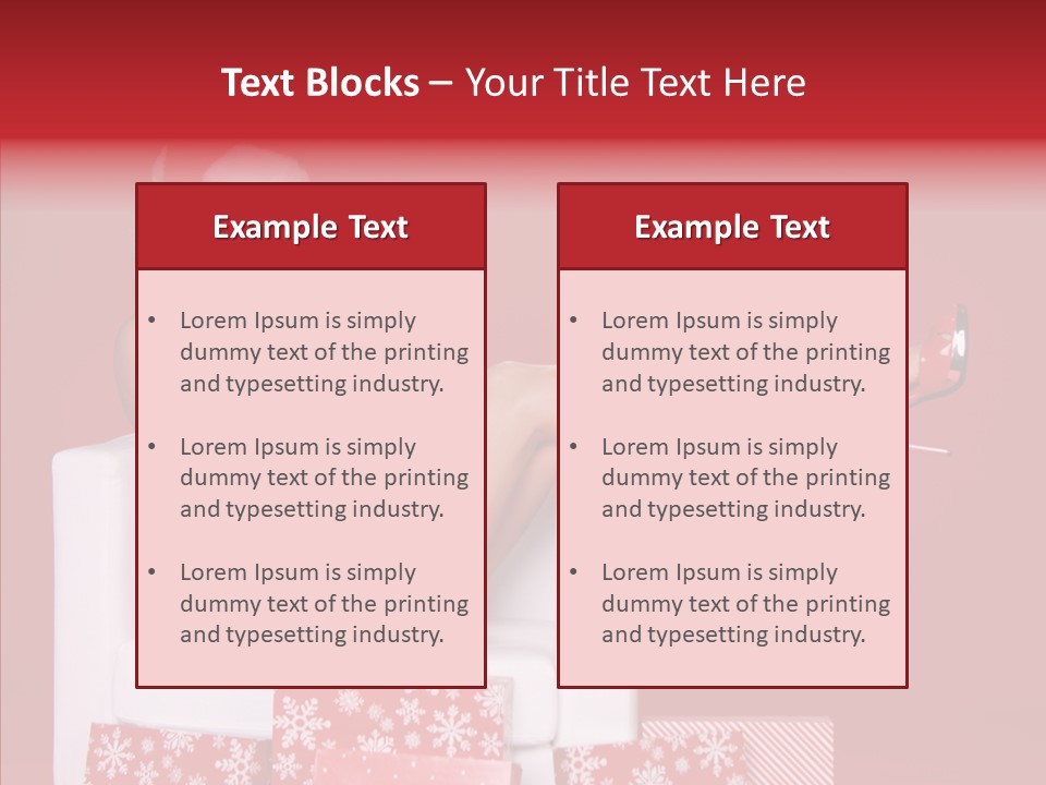 A Woman In A Santa Claus Outfit Sitting On A Chair PowerPoint Template