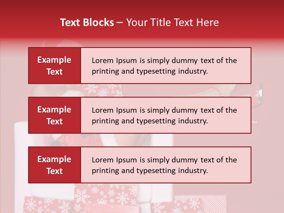 A Woman In A Santa Claus Outfit Sitting On A Chair PowerPoint Template