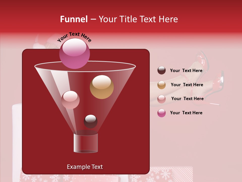 A Woman In A Santa Claus Outfit Sitting On A Chair PowerPoint Template