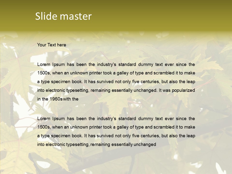 Surprise Season Red PowerPoint Template