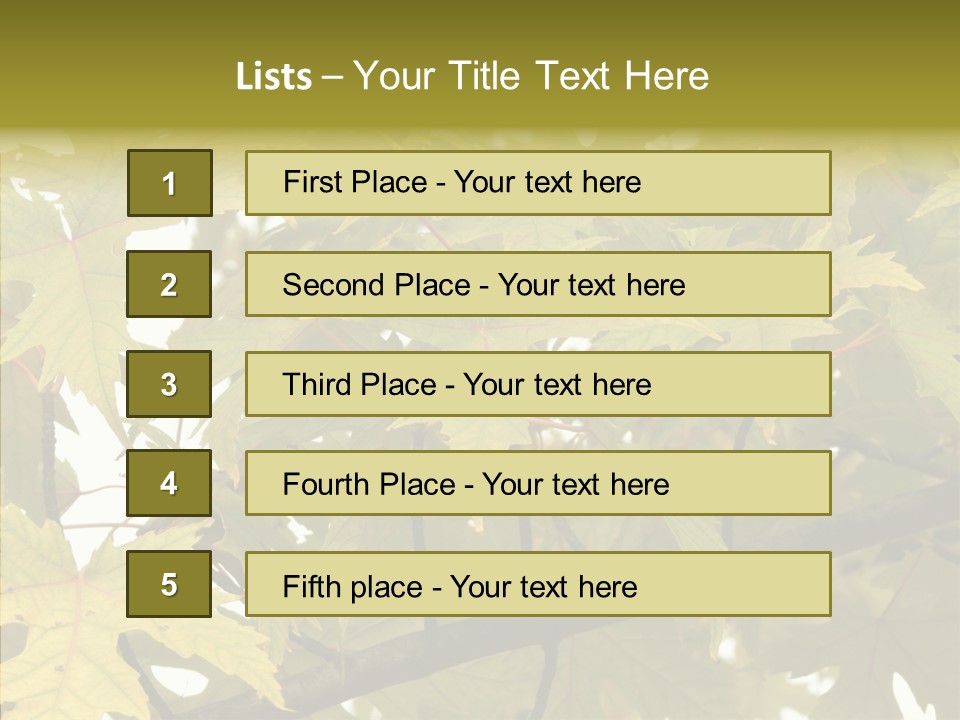Surprise Season Red PowerPoint Template