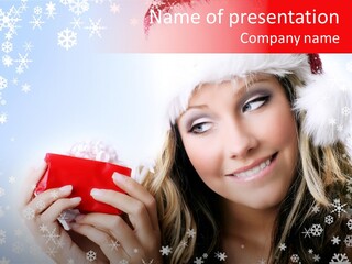 Surprise Season Red PowerPoint Template