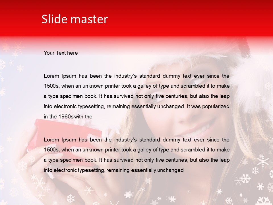 Surprise Season Red PowerPoint Template