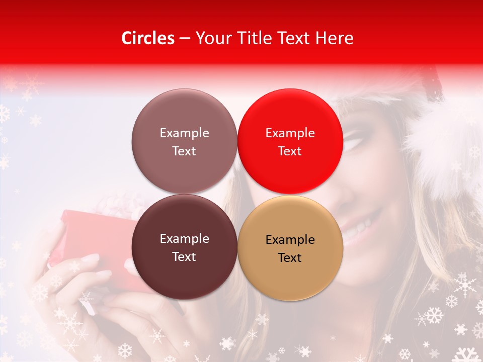 Surprise Season Red PowerPoint Template