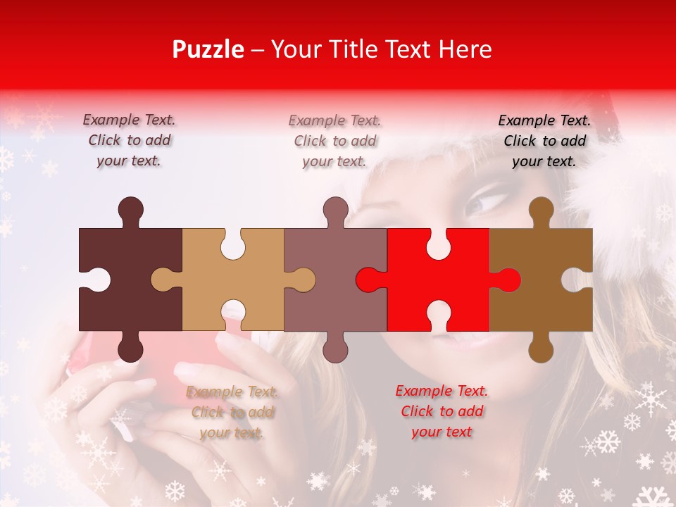 Surprise Season Red PowerPoint Template