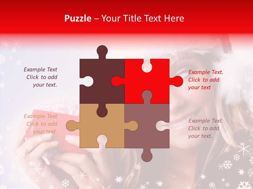 Surprise Season Red PowerPoint Template