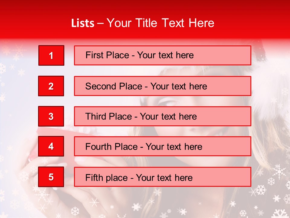 Surprise Season Red PowerPoint Template