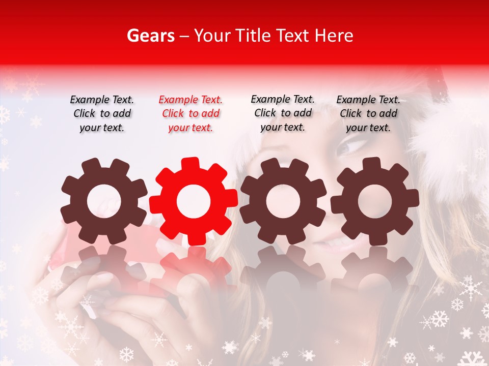 Surprise Season Red PowerPoint Template