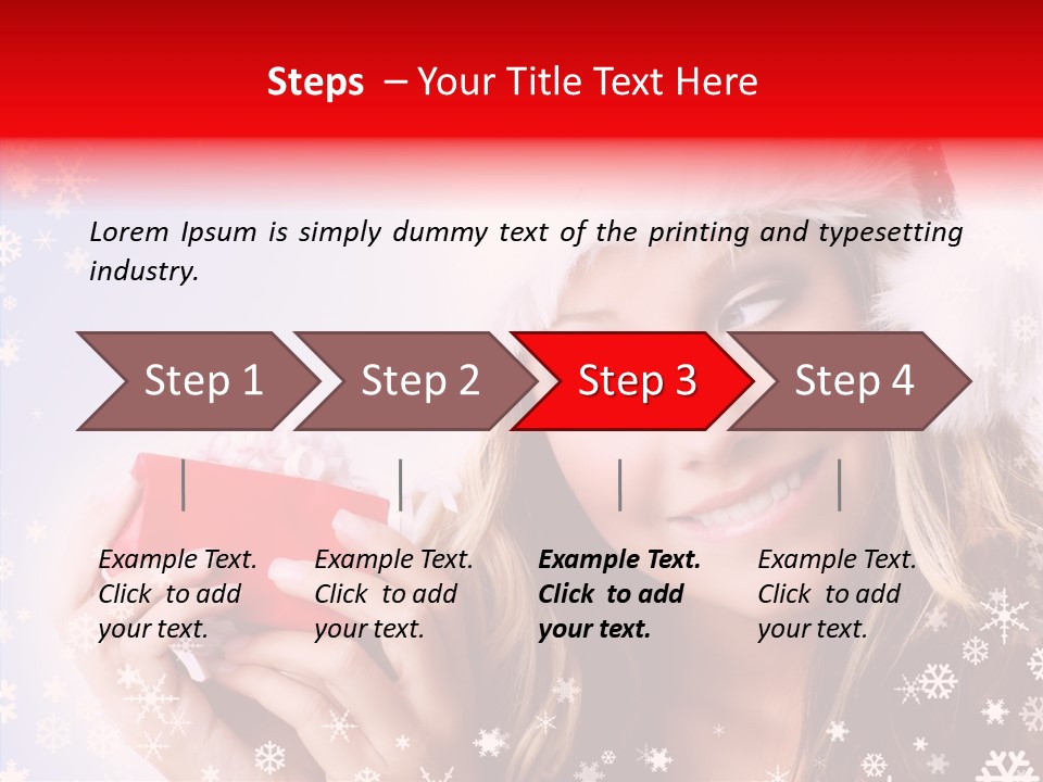 Surprise Season Red PowerPoint Template