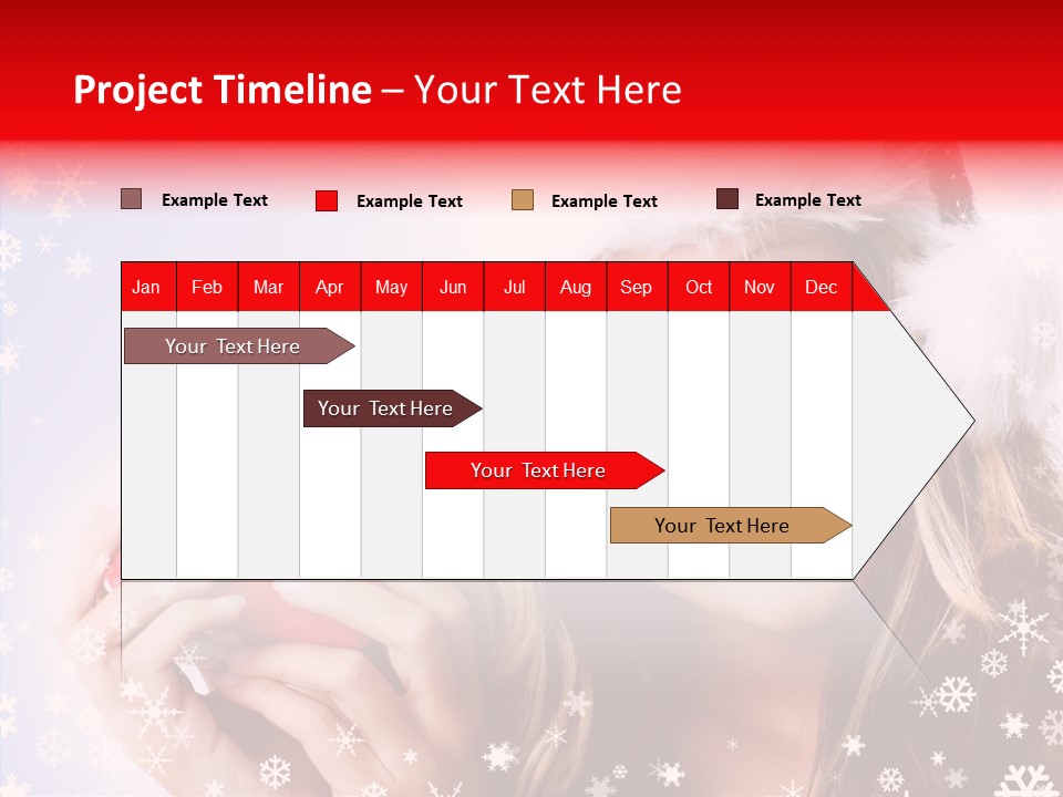 Surprise Season Red PowerPoint Template