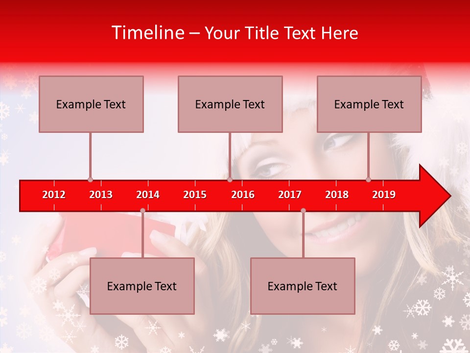 Surprise Season Red PowerPoint Template