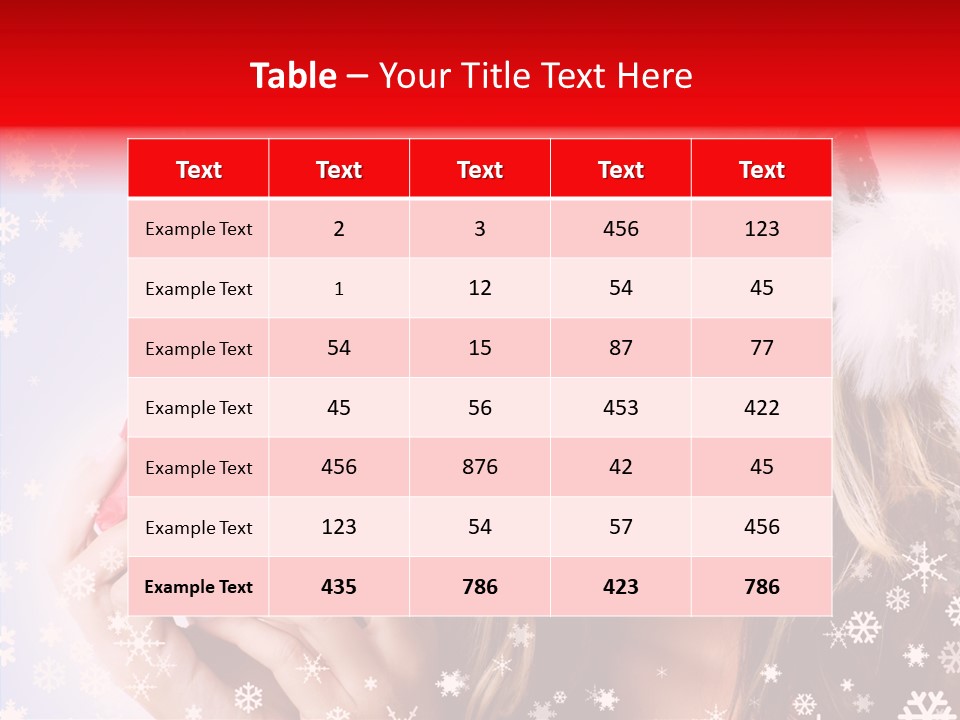 Surprise Season Red PowerPoint Template