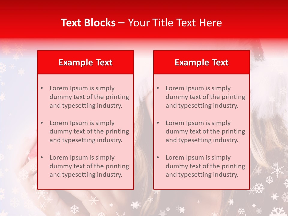 Surprise Season Red PowerPoint Template