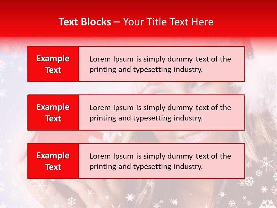 Surprise Season Red PowerPoint Template