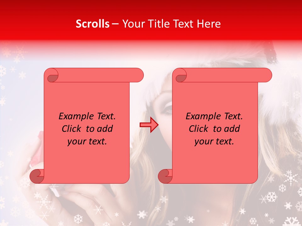 Surprise Season Red PowerPoint Template
