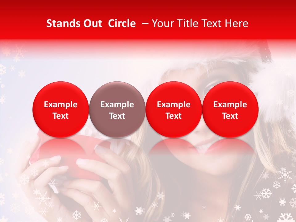Surprise Season Red PowerPoint Template
