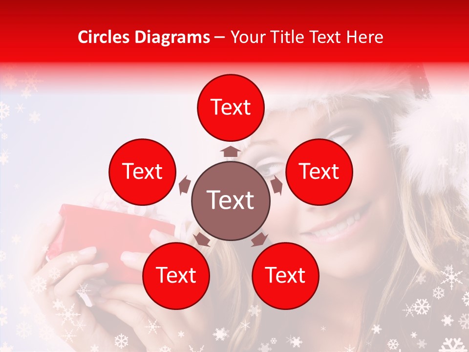 Surprise Season Red PowerPoint Template