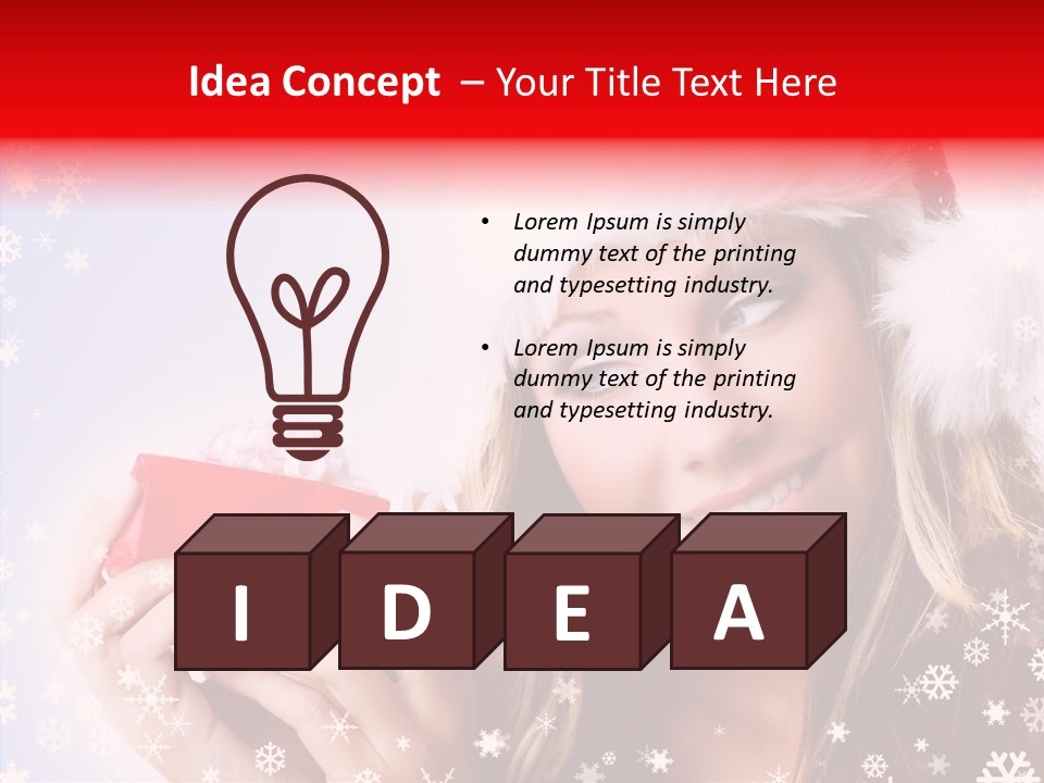 Surprise Season Red PowerPoint Template