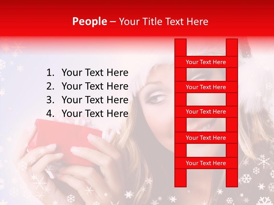 Surprise Season Red PowerPoint Template