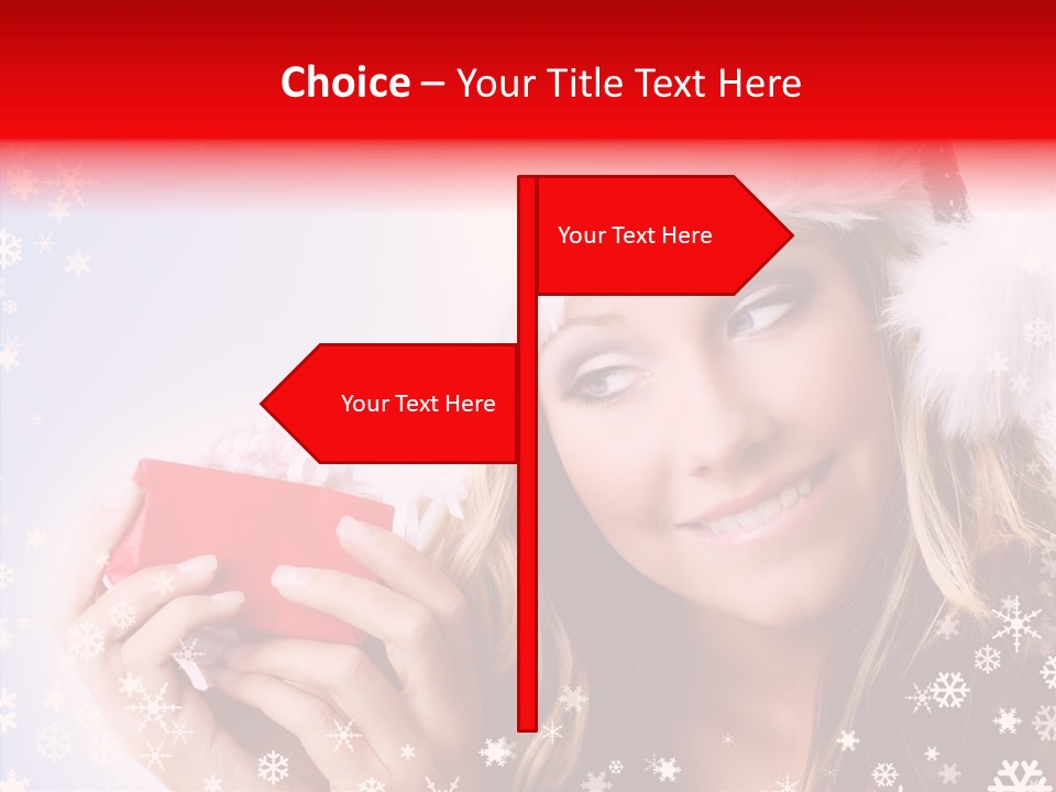 Surprise Season Red PowerPoint Template