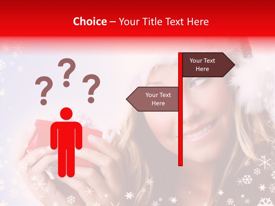 Surprise Season Red PowerPoint Template