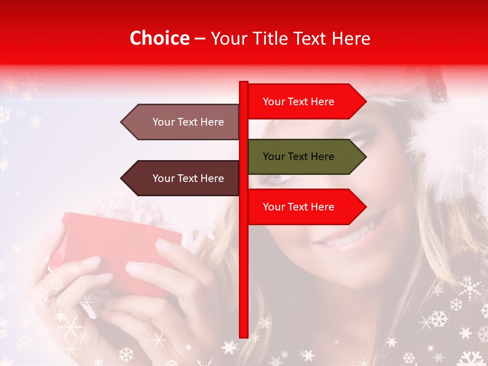 Surprise Season Red PowerPoint Template