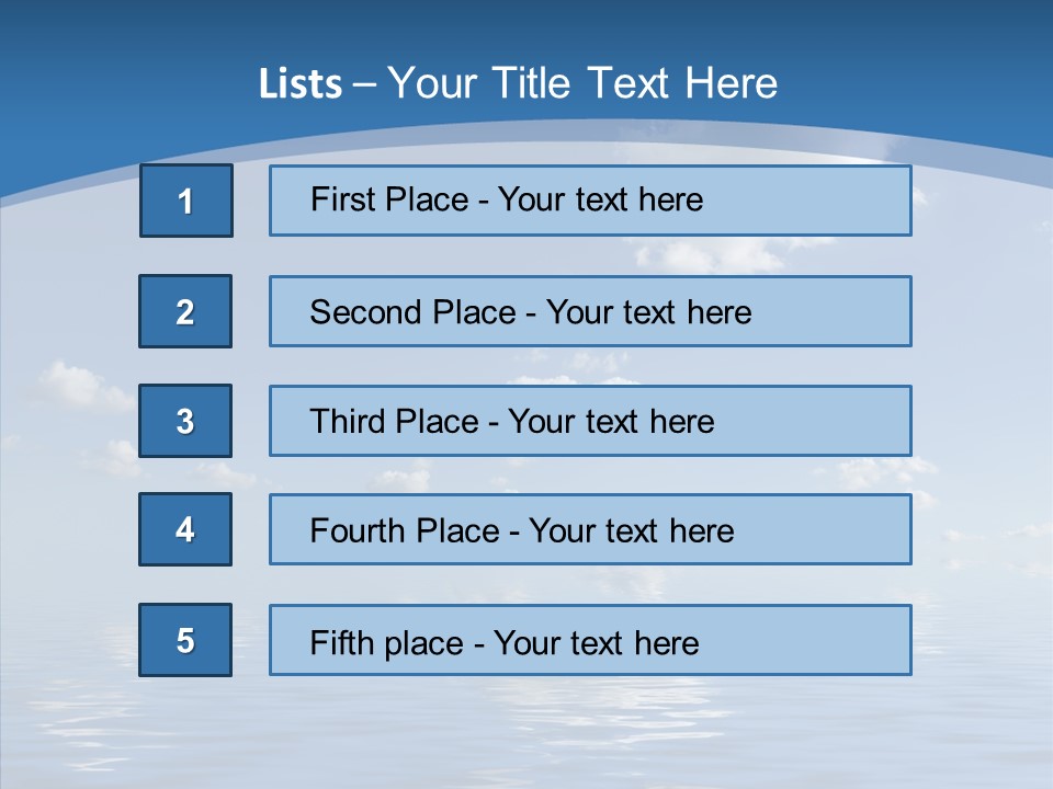 Beach Scenics Weather PowerPoint Template