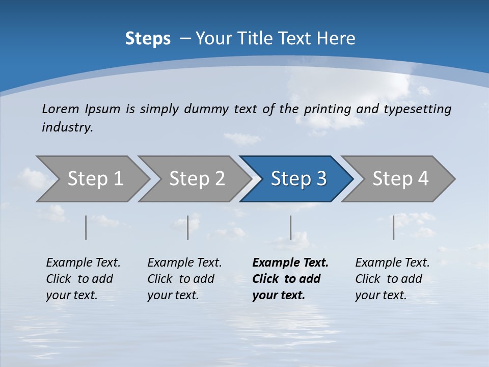 Beach Scenics Weather PowerPoint Template
