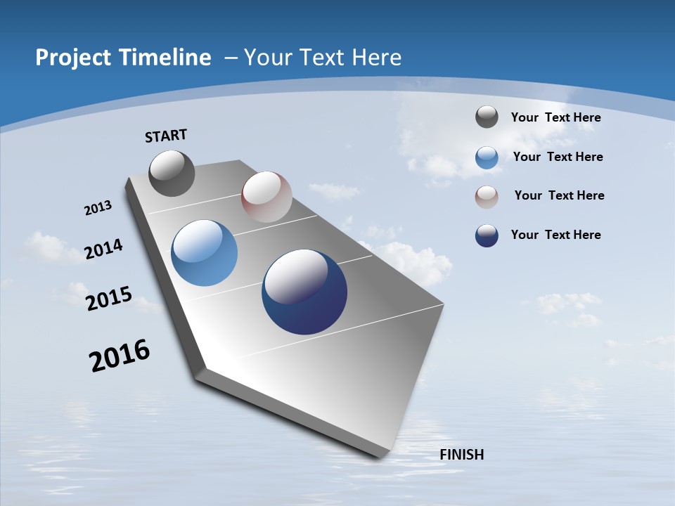 Beach Scenics Weather PowerPoint Template
